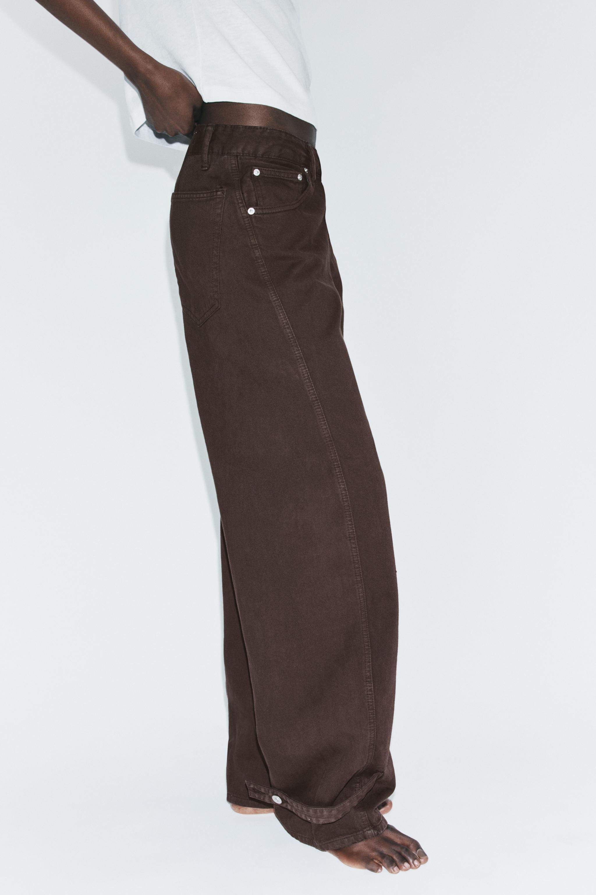 TRF BALLOON MID-RISE JEANS WITH BELT LOOPS